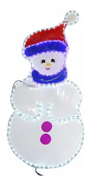 Figuras Navideñas En Luz Led Azul