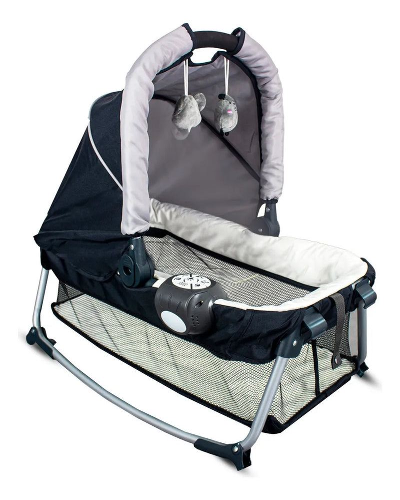 Cuna Corral Bebé Gris Oscuro Bebesit Premium
