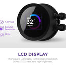Nzxt Kraken 240 Rl-kn-240-b1 Enfriador Líquido De Cpu Aio De