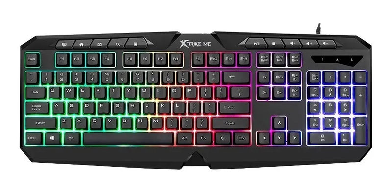Xtr Ike Cmx-410 4 In 1 Gaming Combo Color del teclado Negro