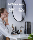 Humidificador Ultrasónico Silencioso Niebla Fría Bebes - Negro