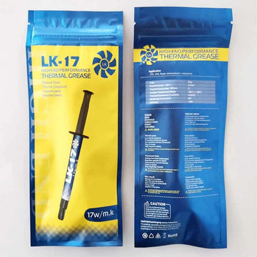 Pasta Térmica Lk-17, Conductiva Térmica, 17w/mk -10gramos Plateado