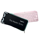 Logitech Mx Keys Mini, Teclado Avanzado Recargable, Rosado Teclado Rosa Idioma Español