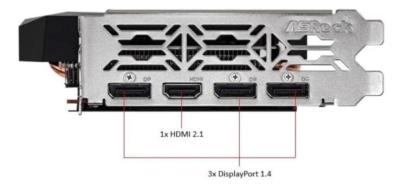 Tarjeta Grafica Radeon Rx 6600 Challenger D 8gb Gddr6