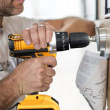 Taladro SISDATA Inalámbrico Percutor Potencia Real 650w 2 Bat Color Amarillo Frecuencia 50Hz /60Hz