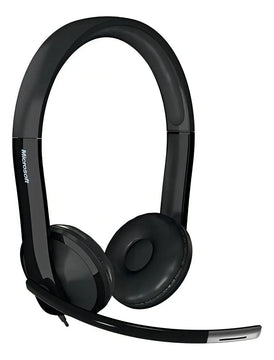 Audifonos Diadema Microsoft Life Chat Usb Lx6000 Call Center Color Negro