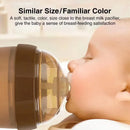 Tetero Biberon Silicona Simulador Pecho Bebes 150ml Caqui 150 Ml
