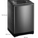 Lavadora Mabe 18 Kg Carga Superior Manual Gr Lma8120wdgab0 Gris