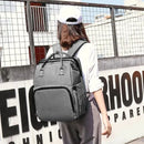 Mochila funcional impermeable gris claro