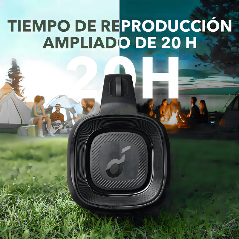 Parlante Soundcore Motion Boom Plus A3129011 A3129 portátil con bluetooth waterproof negra