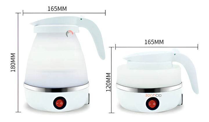 Calentador Eléctrico Plegable Portable Hervidor De Liquido Color Blanco