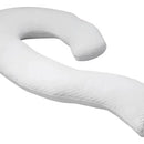 Almohada Para Embarazada Ergonómica Contour Swan Pillow + Fu Color Blanco