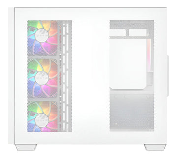 Chasis Gamer Xyz Qubex White | Argb | Atx | 4 Fans | Type C