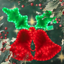 Campana Navideña Luz Led 60 Cm Rojo