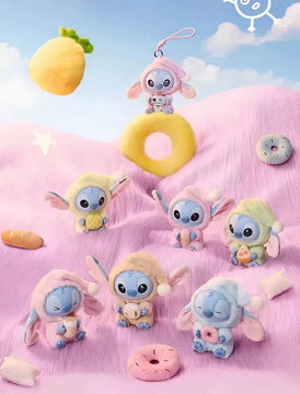 Labubu Peluche Muñeco Llavero Stitch Coleccionable Kawai Caja Sorpresa 7 Lindos Diseños Perfecto accesorio de MODA Para tus Bolsos y Maletas Compañero de Juego para l,os niños