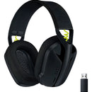 Auriculares Logitech G435 Lightspeed para videojuegos, color negro