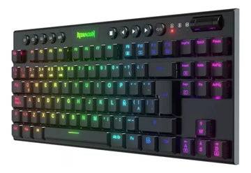 Teclado Gamer Redragon K622 Rgb Horus Usb Switch Rojo Españo Color del teclado Negro