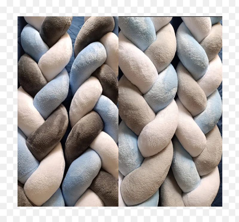 Bumper Trenza Cuna Bebé - 3 Hebras Bumper Trenza Cuna Bebé Babytrencitas Todos Los Colores