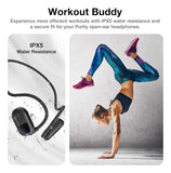 Audífonos Auriculares Air Conduction Oido Abierto Livianos Negro