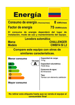 Nevera No Frost 325 Litros + Lavadora/secadora Inventer 14kg Gris
