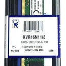 Memoria RAM ValueRAM color verde 8GB Kingston KVR16N11/8