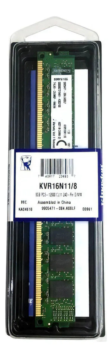 Memoria RAM ValueRAM color verde 8GB Kingston KVR16N11/8