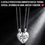 Stitch Collar Lilo Cadena Mejores Amigos Amistad Dije Regalo Plateado