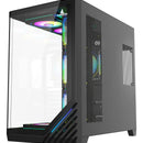 Gabinete Gamer Iceberg Crystal Wave L 7 Ventiladores Argb Negro