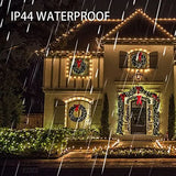 Cadena De Luces Navideñas, 100 Led De 33 Pies De Luces De Ha