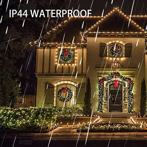 Cadena De Luces Navideñas, 100 Led De 33 Pies De Luces De Ha