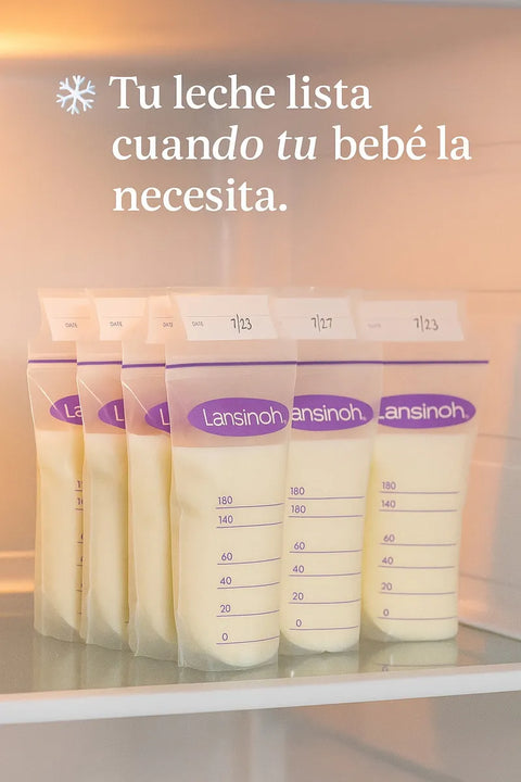 Kit Lactancia Lansinoh Combo Bolsas X50 +protectores X100