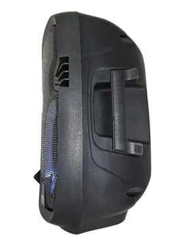 Parlante Profecional Bluetooth Usb Fm 8 Pulgadas Recargable Negro