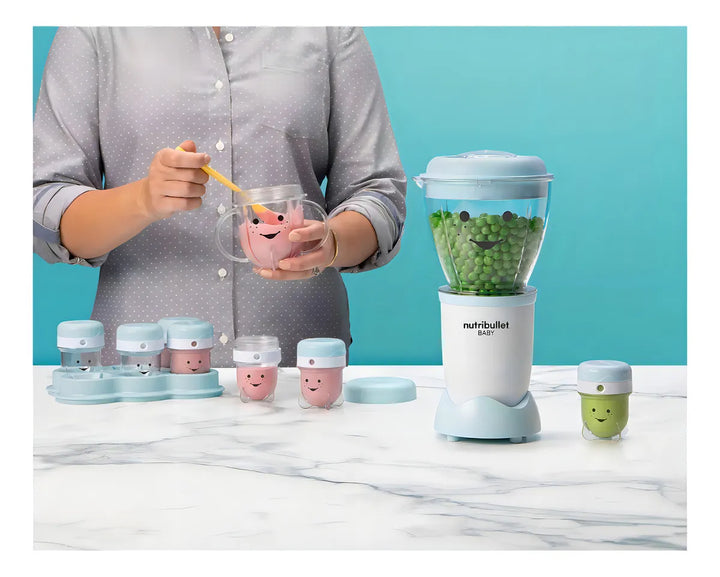 Nutribullet Baby, Procesador De Alimentos Bebe Con 16 Piezas