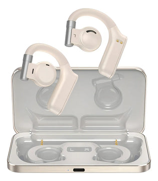 Auriculares Wiwu Clera Sound T18, estéreo, Bluetooth V5.2, color marfil