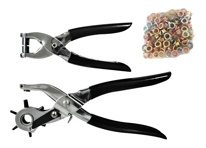 Alicate Sacabocado Remachadora Utustools ALS01 Ojales 4.5mm Cuero Mango Ergonómico