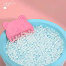 Set De 3 Cepillos Para Baño De Bebé - Silicona Rosa