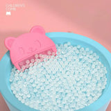 Set De 3 Cepillos Para Baño De Bebé - Silicona Rosa