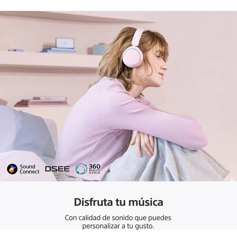 Audífonos Inalámbricos Wh-ch520 Rosado Sony