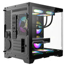 Chasis Gamer Iceberg Wave Negro M-atx 3 Ventiladores Argb