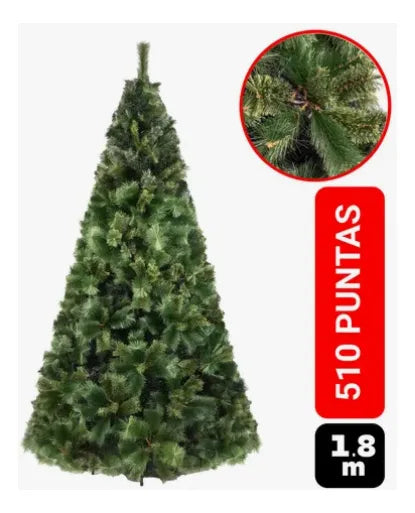 Arbol De Navidad Pino Silvestre De 1.80 Mtrs Verde