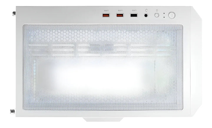 Armario Cougar Duoface Rgb de vidrio templado blanco para jugadores. Medio