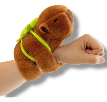 Peluche Pulsera Capibara 16cm Muñeco Juguete Brazalete Color Café