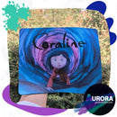 Pad Mouse Rectangular Coraline Y La Puerta Secreta 2 Negro