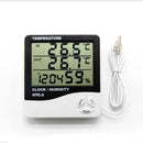 Reloj Termohigrometro Digital Sonda Temperatura Humedad Htc2