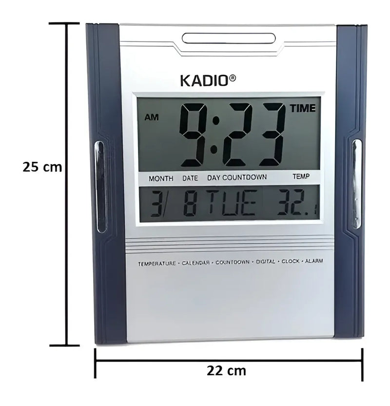 Reloj Kadio Termometro Alarma Calendario Digital + Baterias