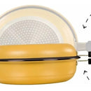 Sarten Doble Antiadherente Doubletta 4 En 1 Mostaza