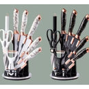 Set De Cuchillos Marmolizados
