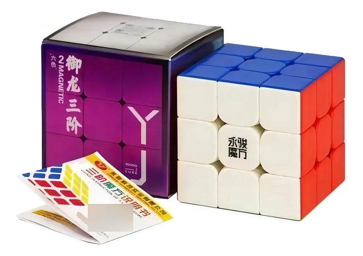 Cubo Rubik 3x3 YJ Yulong M Magnético Stickerless Speed Cube Profesional