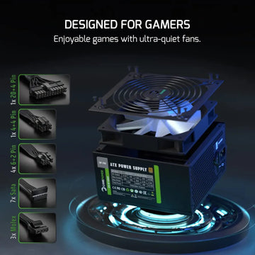Fuente De Alimentación Para Pc Gamepower Gp-750 750w 80 Plus
