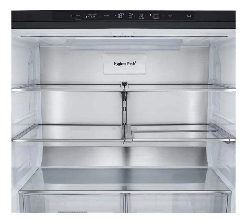 Nevecón Lg Side By Side Instaview Thinq 638 Lt Plata Negro